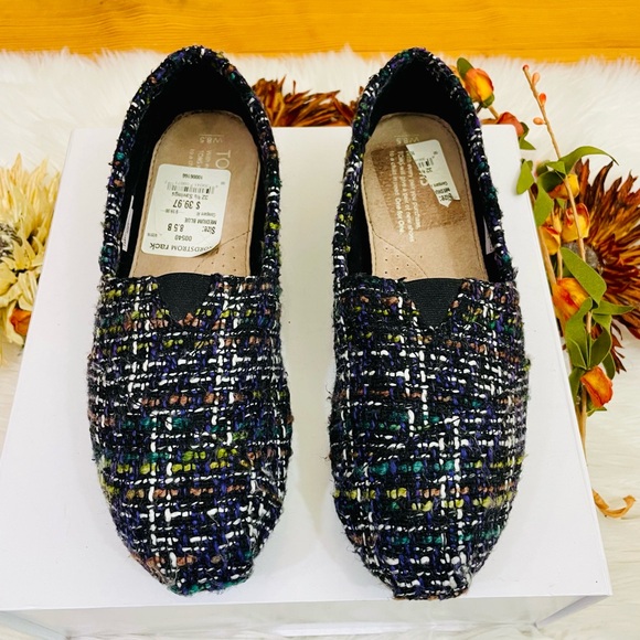 Toms Alpargata Classic Tweed Boucle Loafers, EUC - Picture 10 of 10